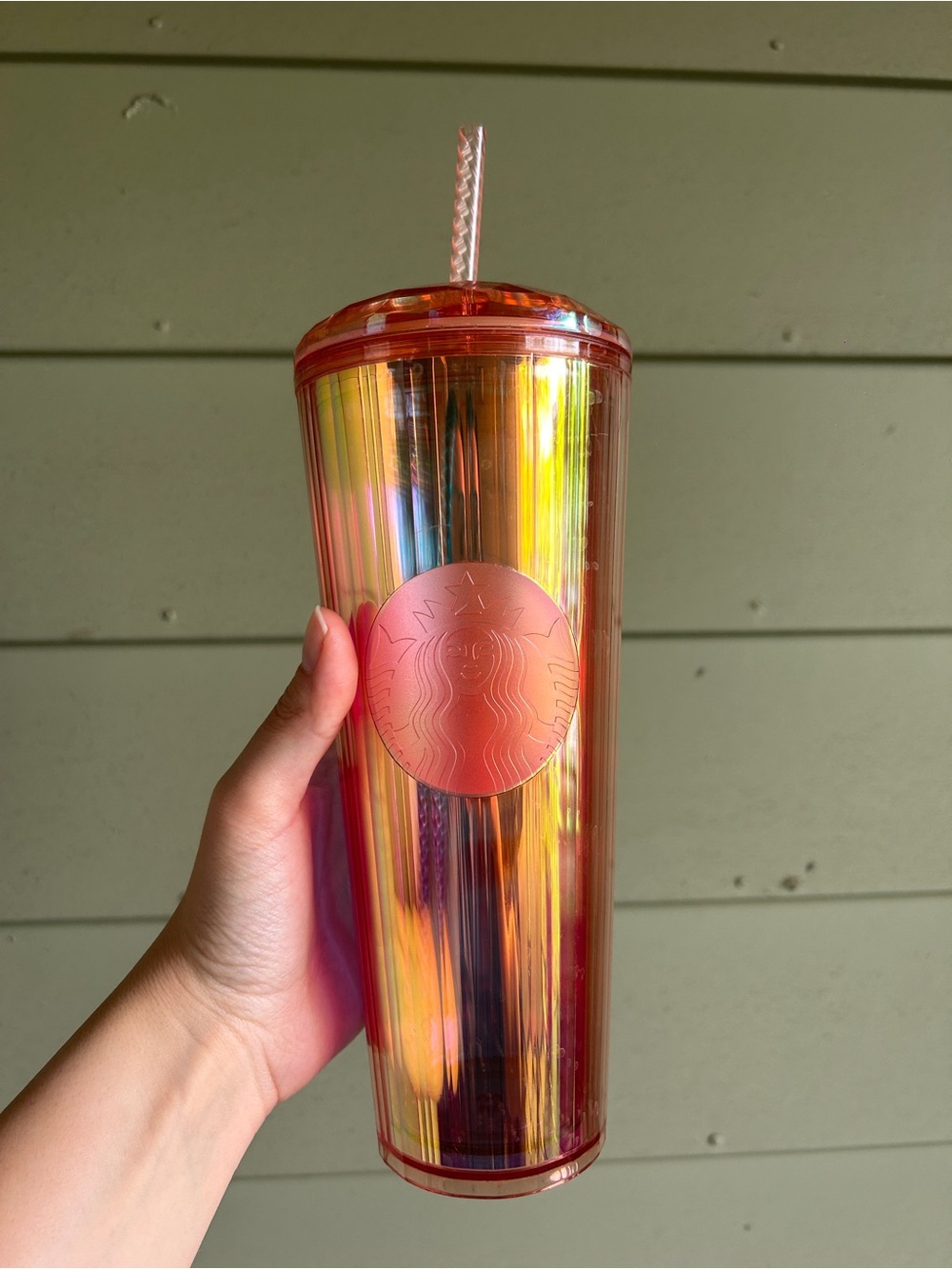 Starbucks Spring 2020 Pink Kaleidoscope Tumbler